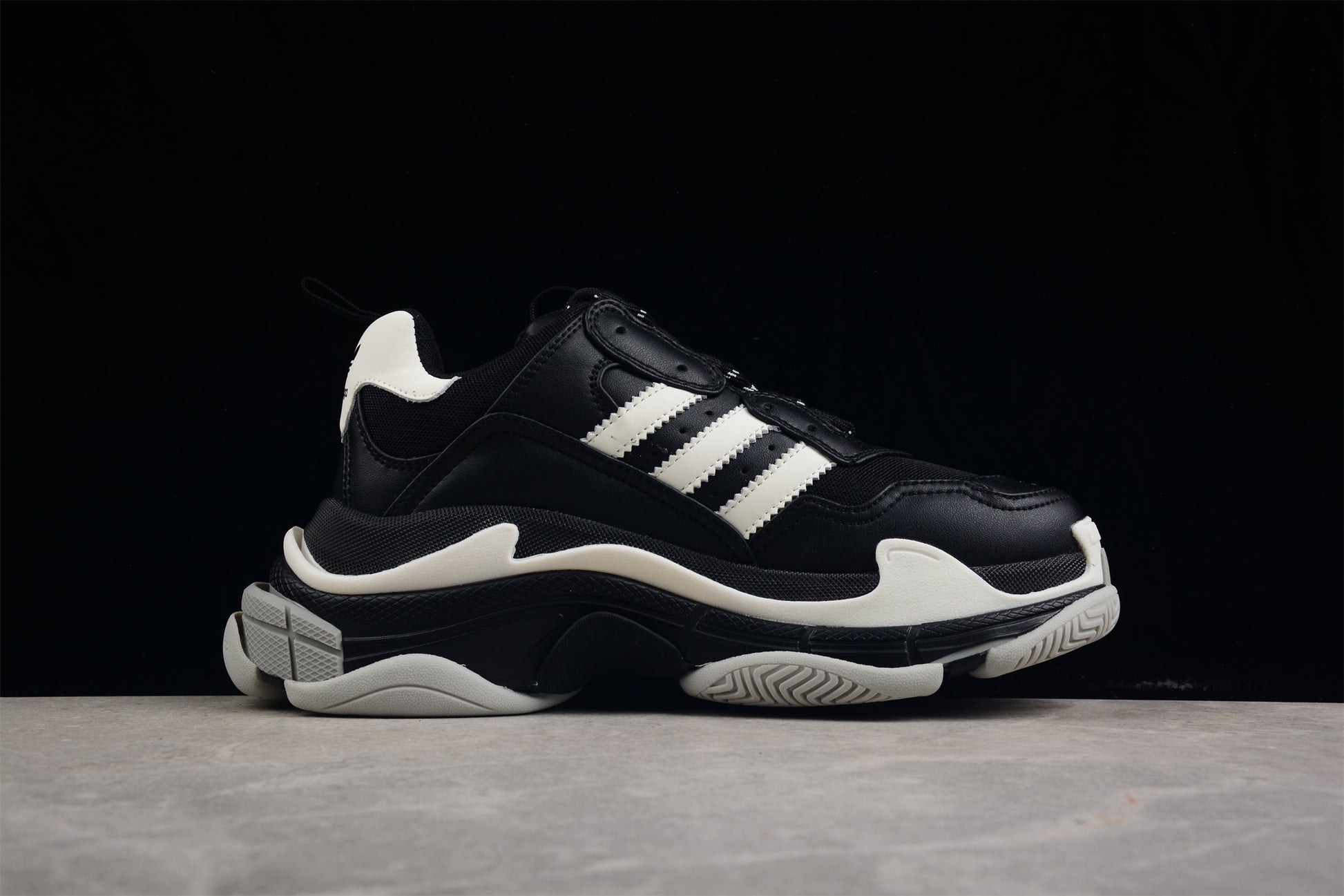 Balenciaga x Adidas Triple S – Black - Best Reps Website 2025