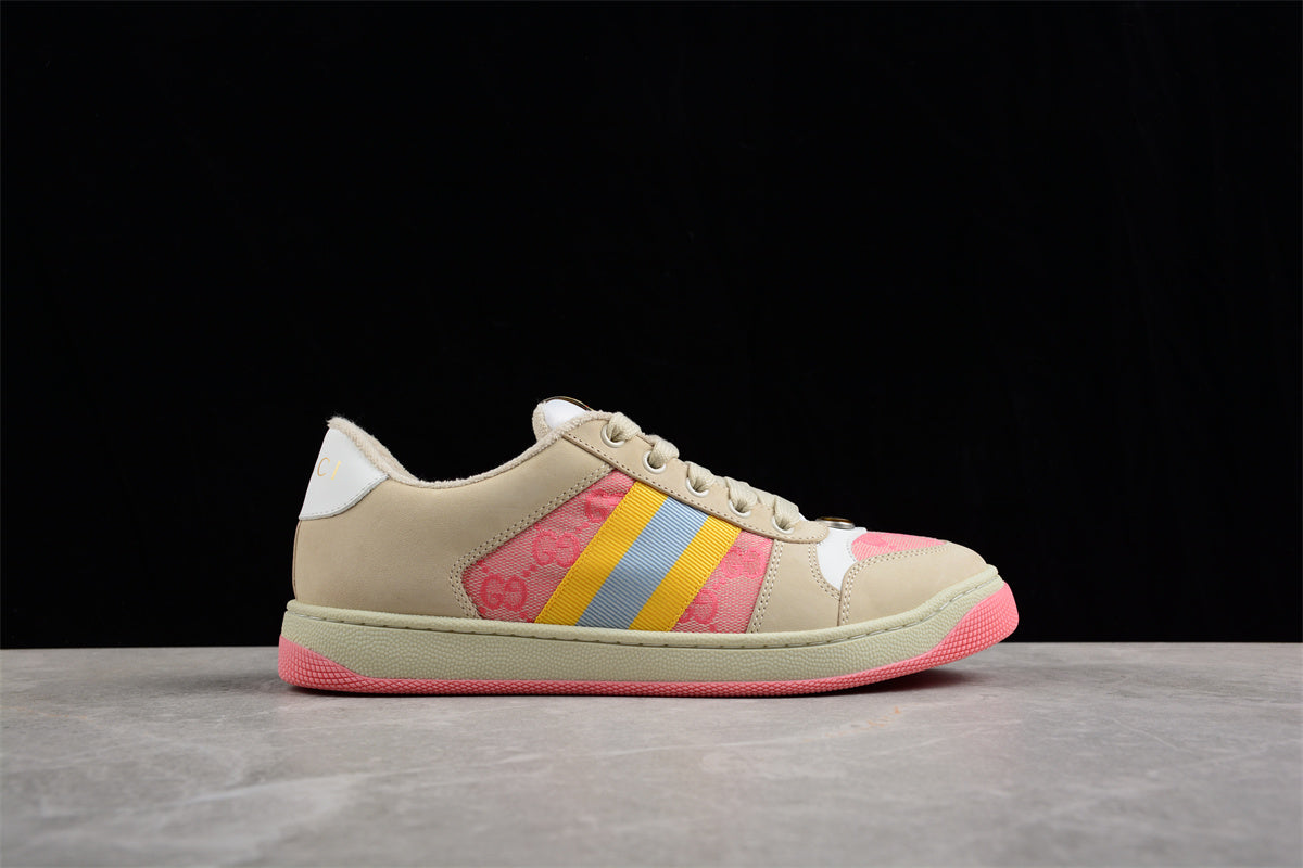 Gucci Screener GG Sneakers “Pink Beige - Best Reps Website 2025