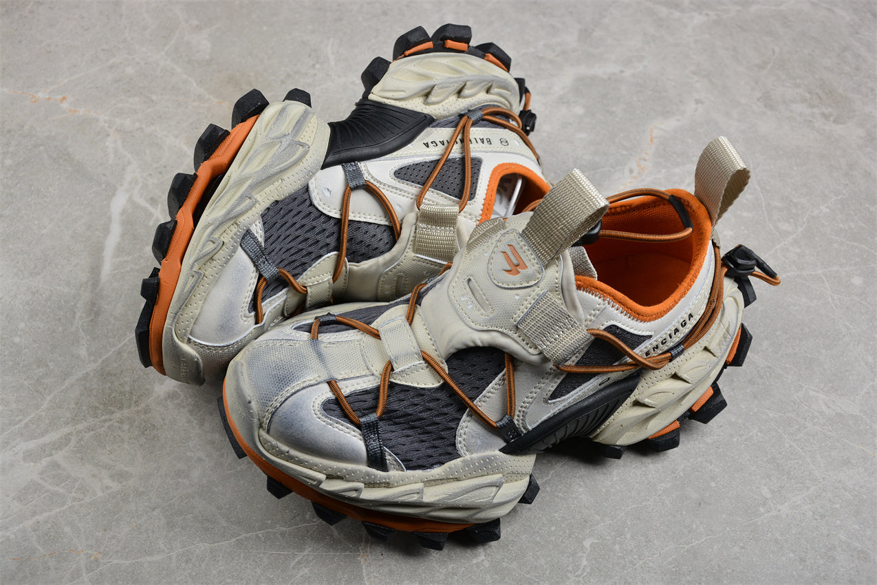 Balenciaga Hike Sneaker in Beige/Orange - Best Reps Website 2025