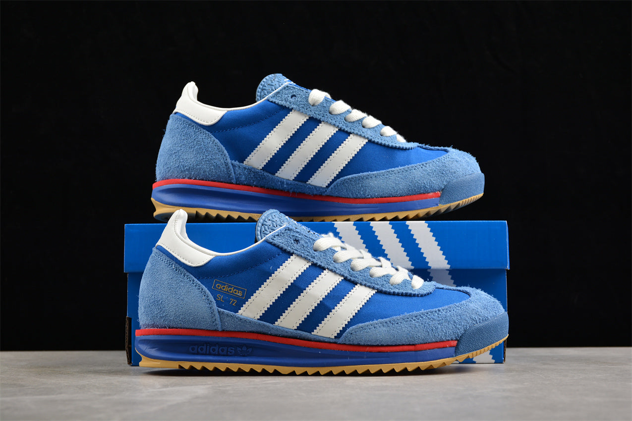 Adidas Originals SL 72 RS shoes in Blue and White Colorway - Best Reps Website 2025