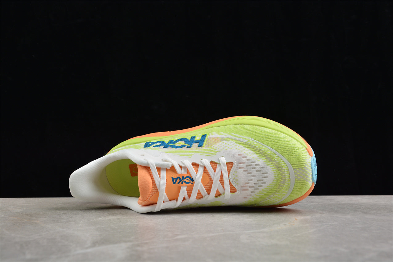 Hoka One One Rocket X 2 in Neon Green/Orange/Blue - Best Reps Website 2025