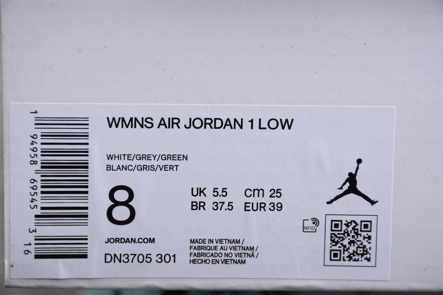 Air Jordan 1 Low "New Emerald" DN3705-301