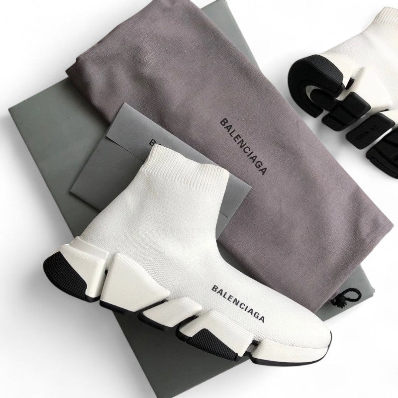 Balenciaga Speed 2.0 Sneaker Cream White - Best Reps Website 2025