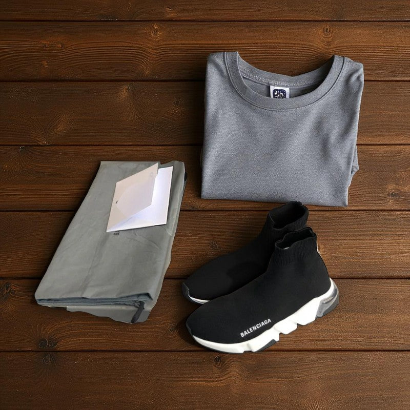 Balenciaga Speed Clearsole Sneaker Black/White - Best Reps Website 2025