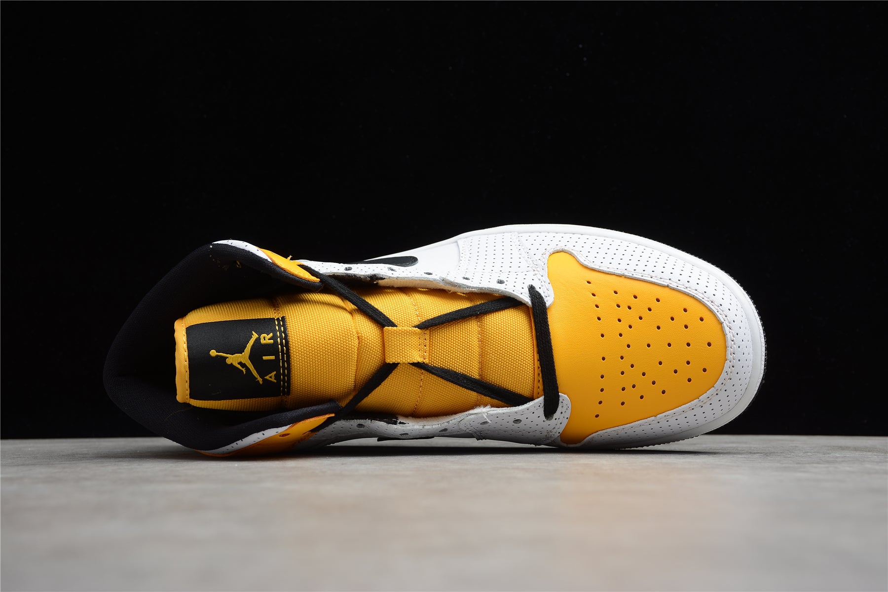 Air Jordan 1 Mid Perforated White University Gold - Best Reps Website 2025