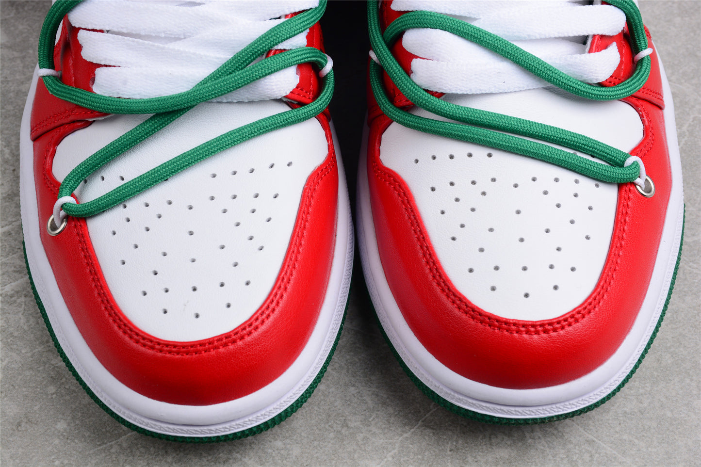 Air Jordan 1 Low "White/Stadium Green" (553558-129)