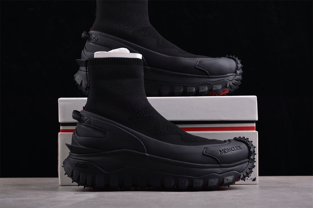 Moncler Trailgrip Sock Sneakers 'Black' - Best Reps Website 2025