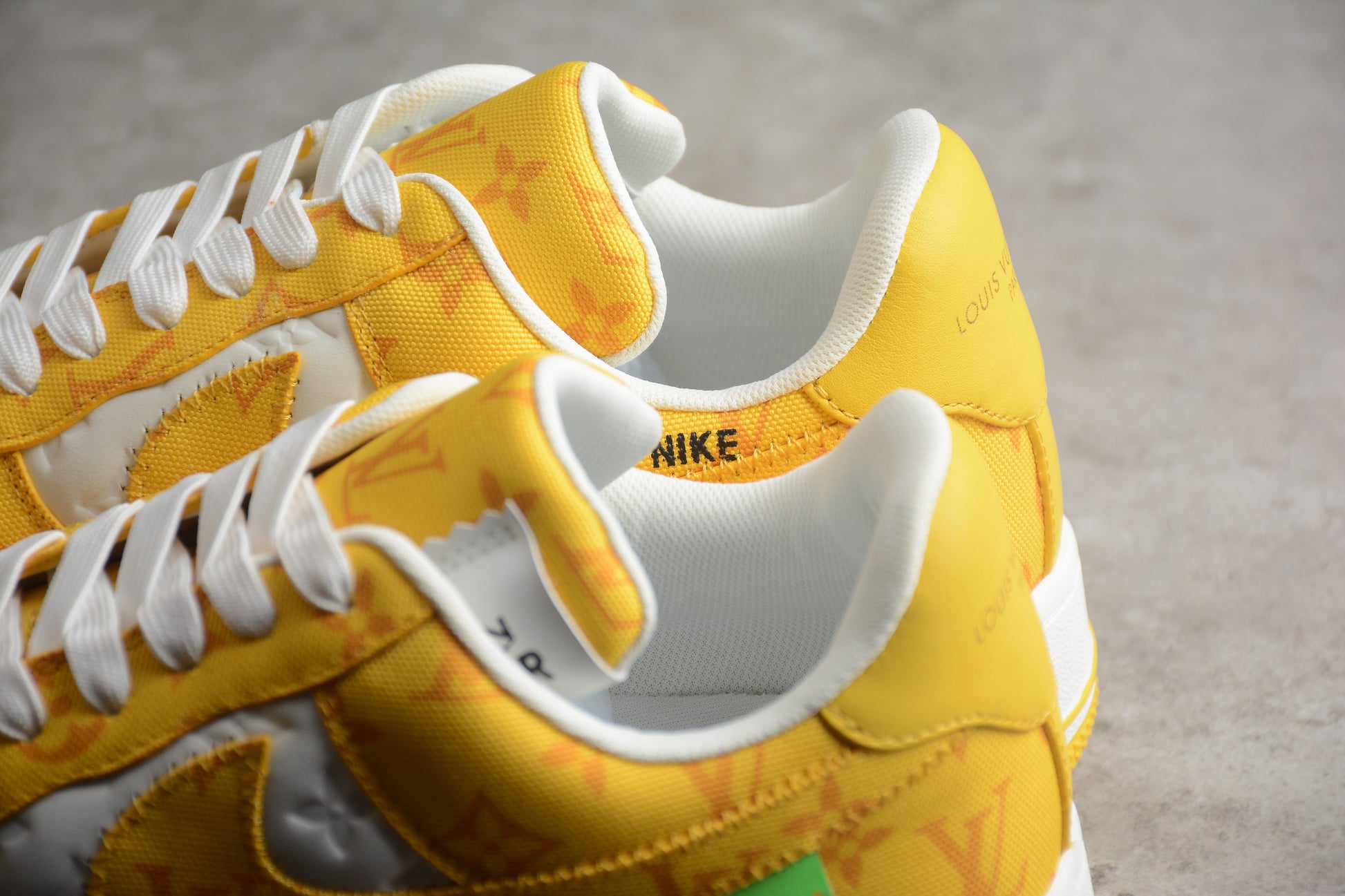 LV x Nike Air Force 1 "Yellow"