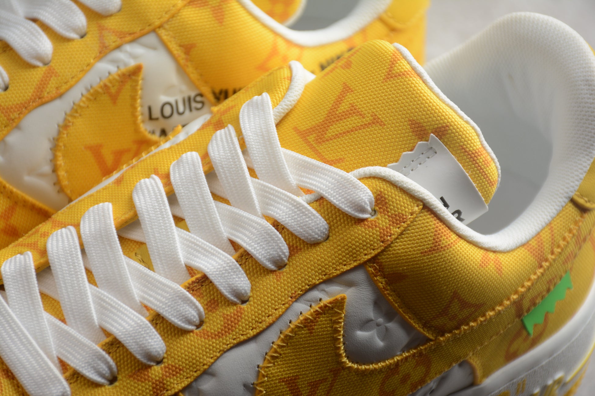 LV x Nike Air Force 1 "Yellow"