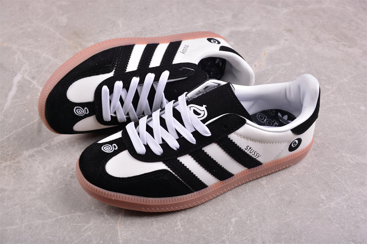  adidas Samba OG x Stüssy "White-Black" 