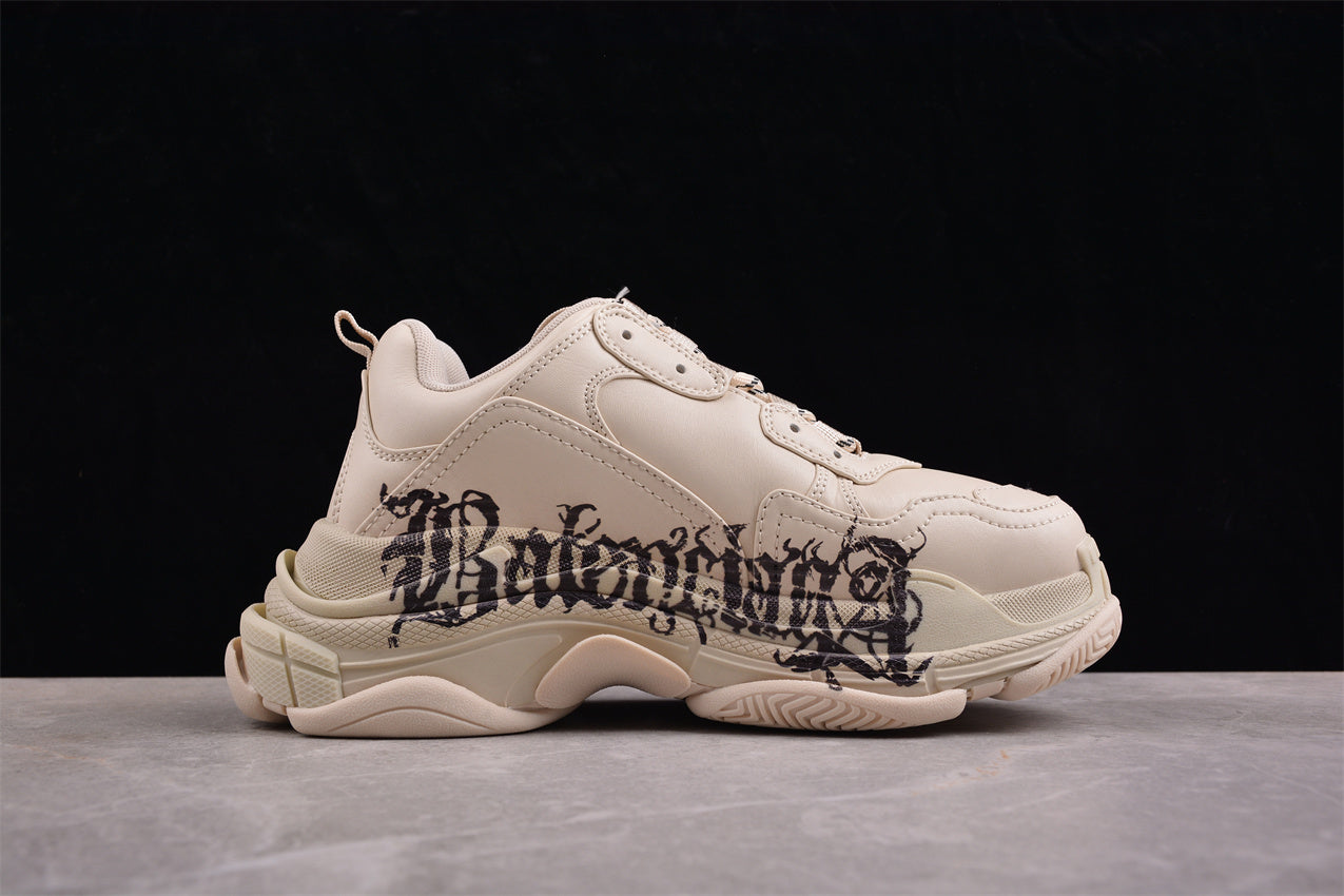 Balenciaga Triple S DIY METAL – Cream/Red - Best Reps Website 2025