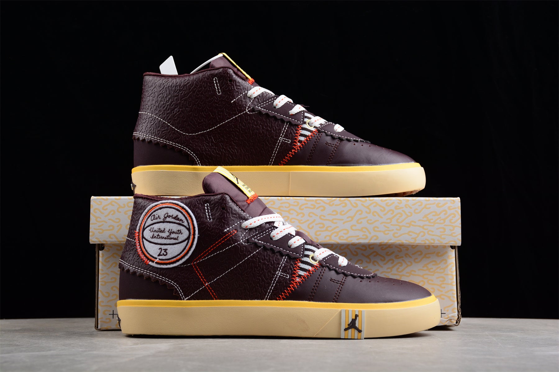 Nike Air Jordan Series Mid SP x Maison Chateau Rouge Brown - Best Reps Website 2025