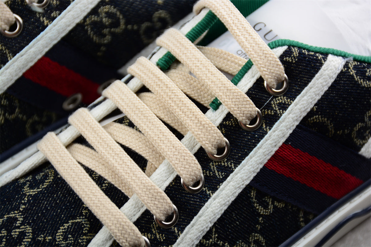 Gucci Tennis 1977 Denim GG Print - Best Reps Website 2025