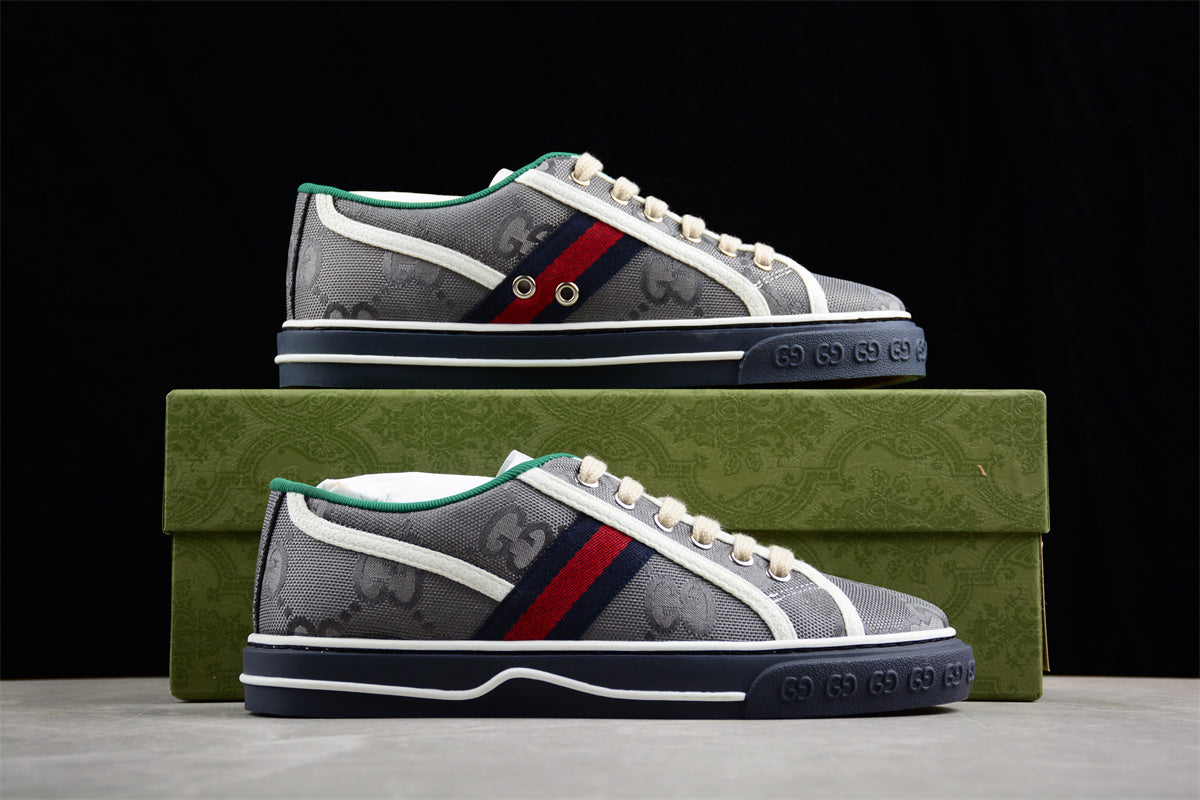Gucci Off The Grid Tennis 1977 Low - ECONYL Dark Grey GG - Best Reps Website 2025