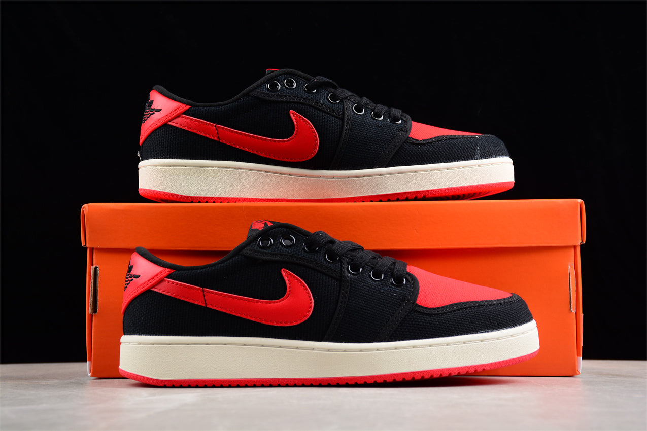 Air Jordan 1 KO Low "Bred" - Best Reps Website 2025
