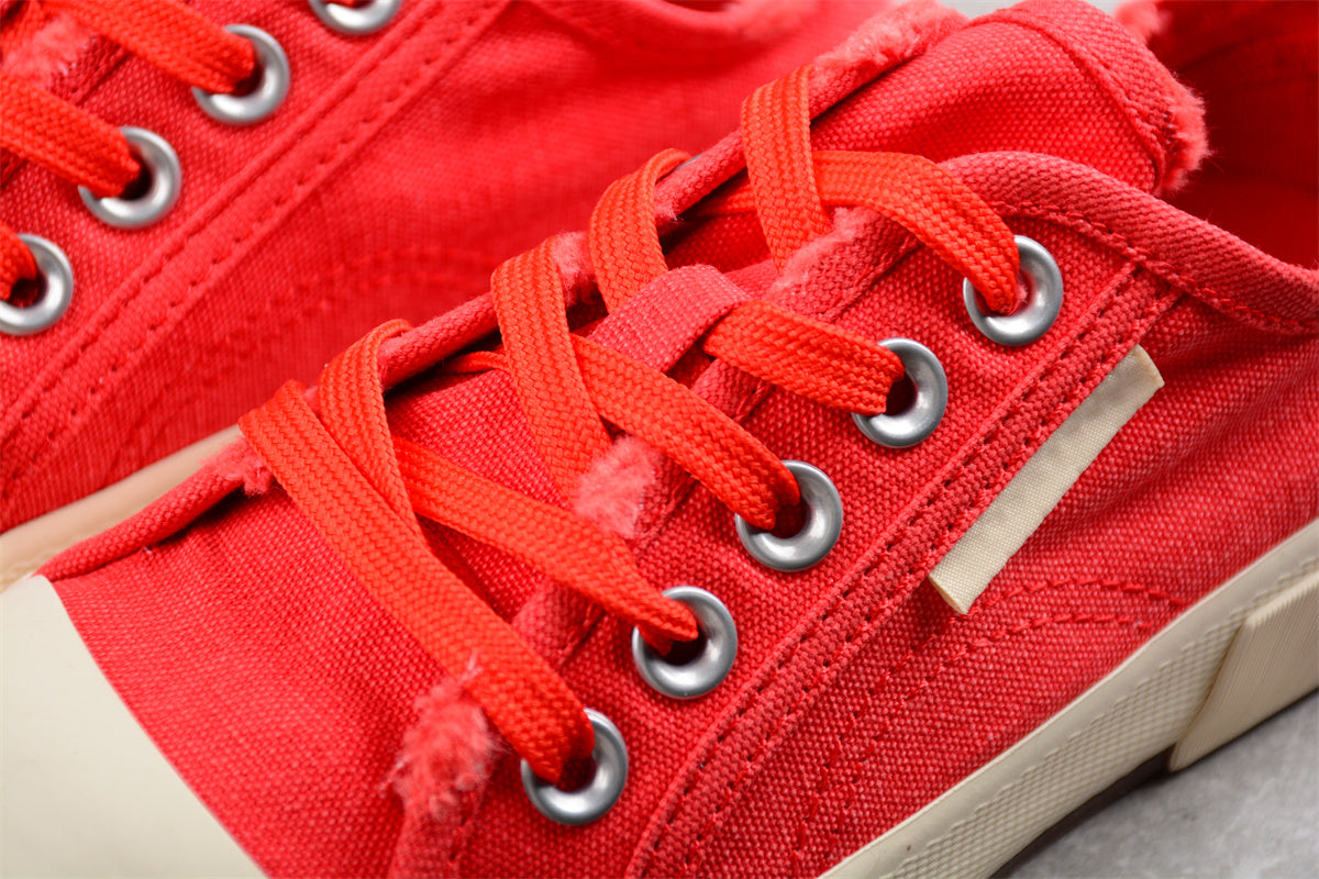 Balenciaga Paris Low Top Canvas Sneaker – Pre-Distressed - Best Reps Website 2025