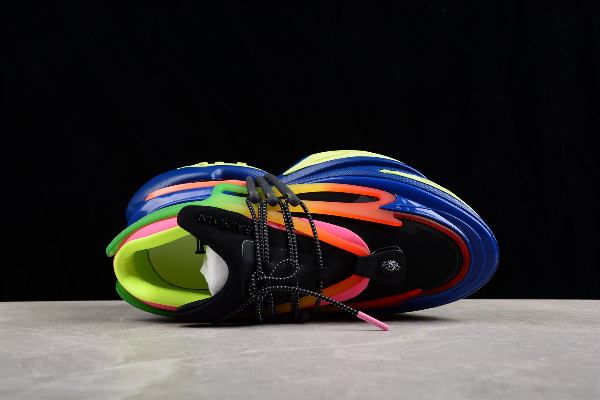 Balmain Unicorn Low-Top Sneakers in Multicolor – Neoprene &amp; Leather - Best Reps Website 2025