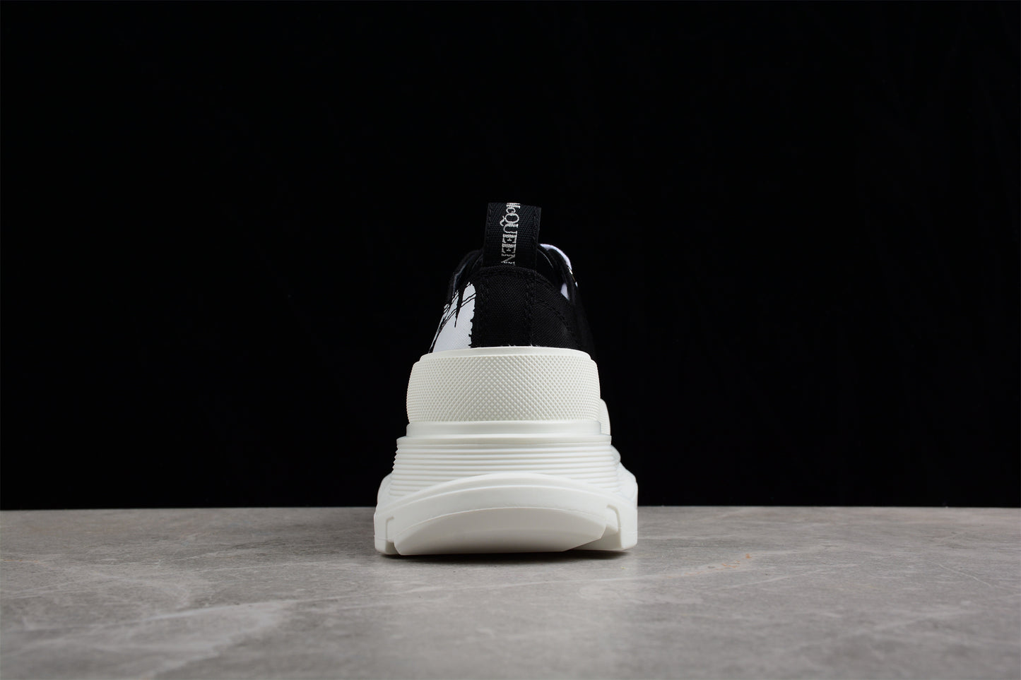 Alexander McQueen Tread Slick Low Lace-Up – Canvas Graffiti Black/White - Best Reps Website 2025