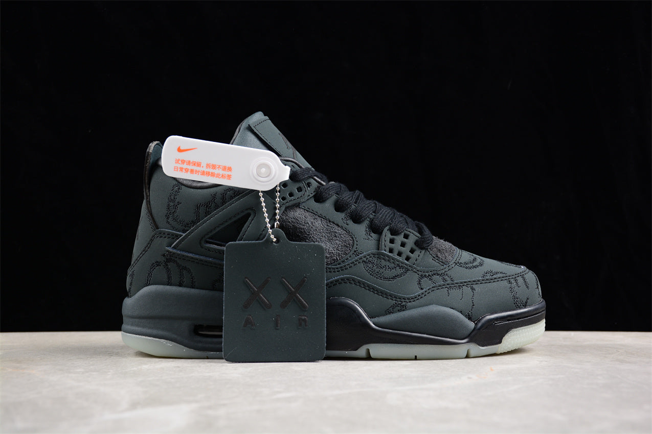 KAWS x Air Jordan 4 Retro "Black" - Best Reps Website 2025