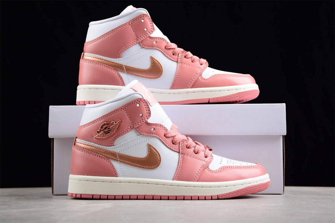 Nike Air Jordan 1 Mid SE "Red Stardust Sail" - Best Reps Website 2025