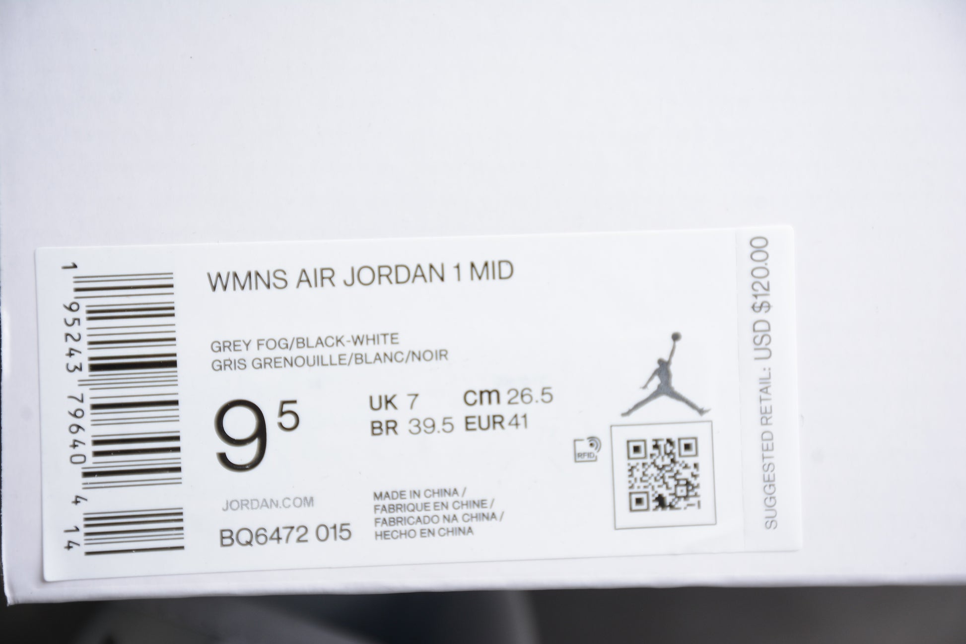 Nike Air Jordan 1 Mid "Grey Fog Black White" - Best Reps Website 2025