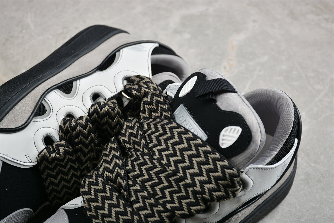 Lanvin Curb Sneaker (White/Anthracite) - Best Reps Website 2025
