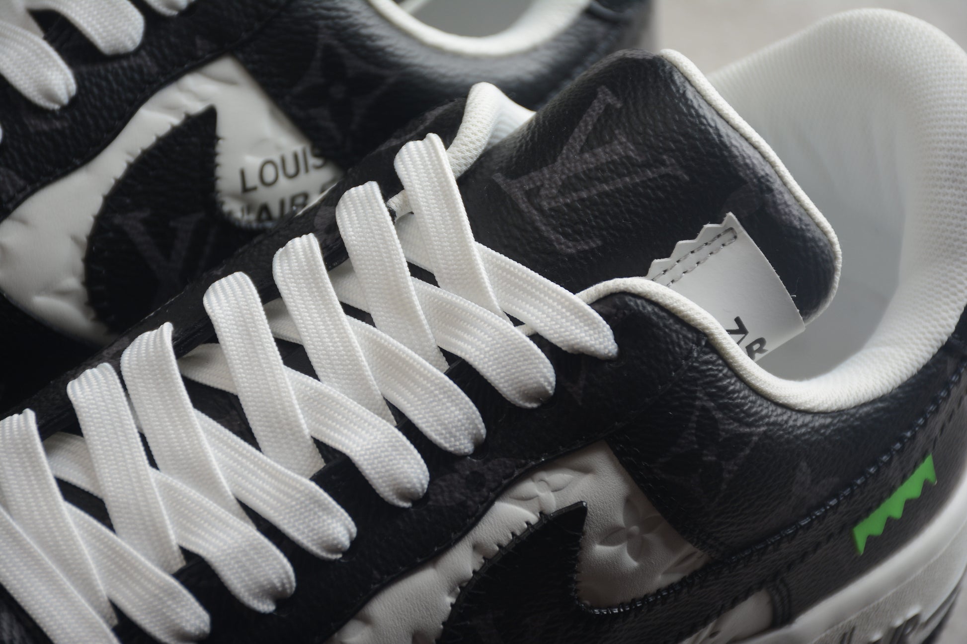LV x Nike Air Force 1 Sneaker Black/White