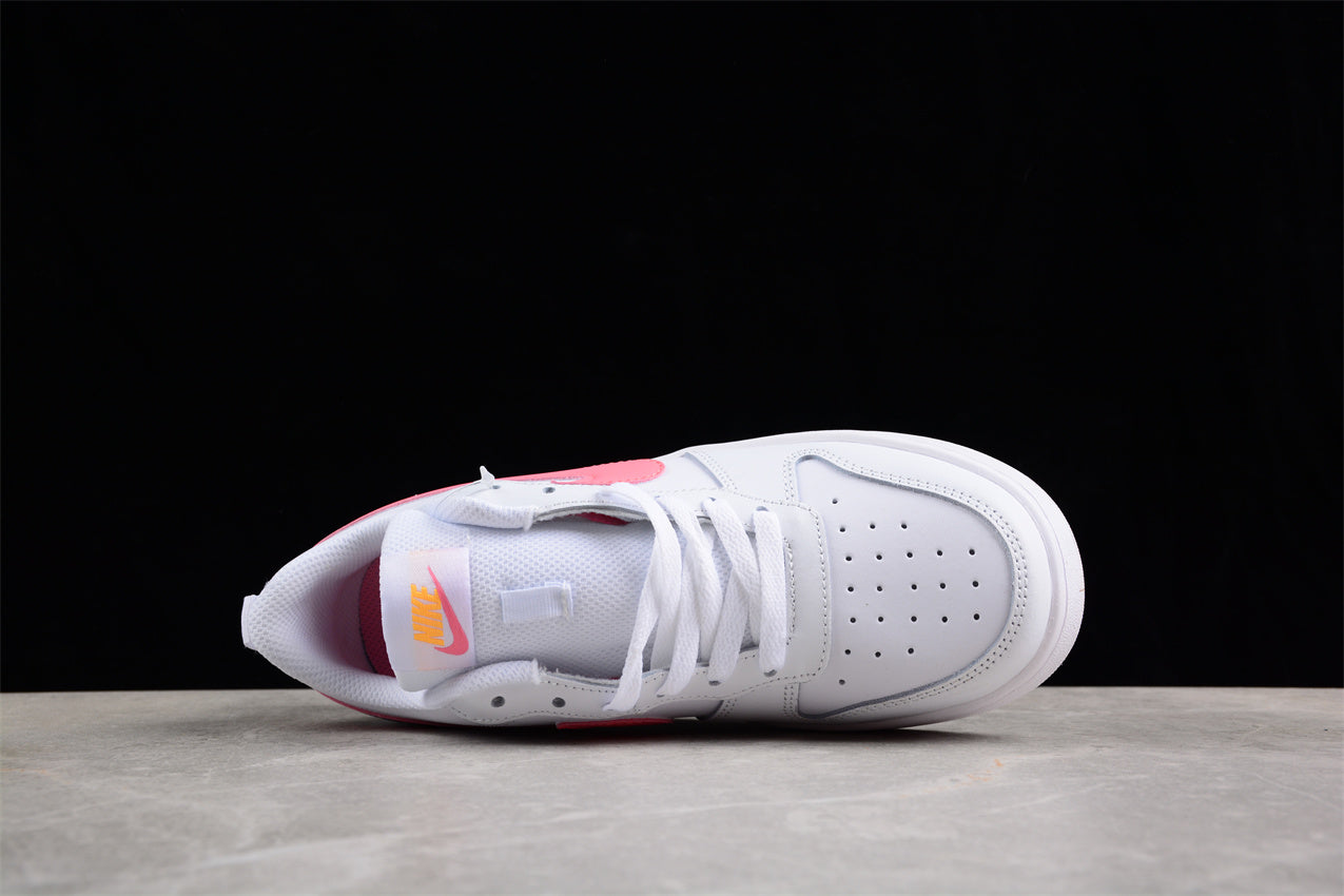 Nike Court Borough Low 2 GS "White Coral Laser Orange"
