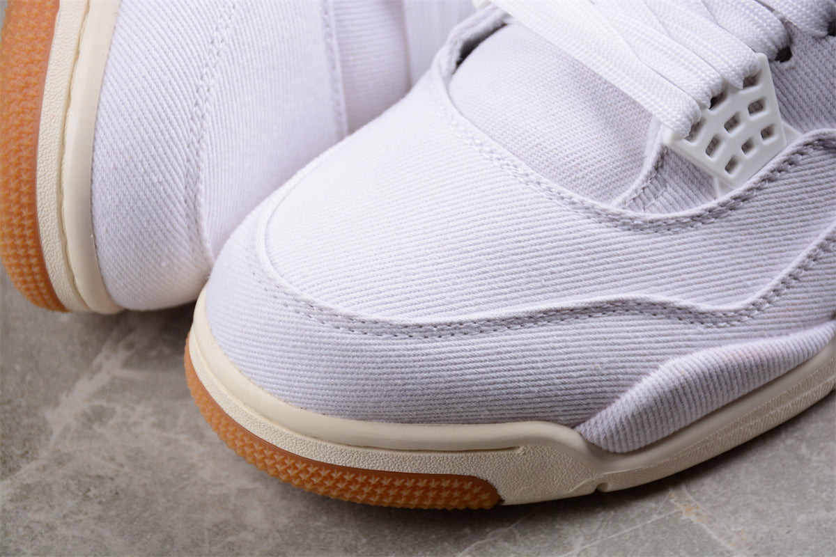 Levi’s x Air Jordan 4 Retro "White Denim" - Best Reps Website 2025