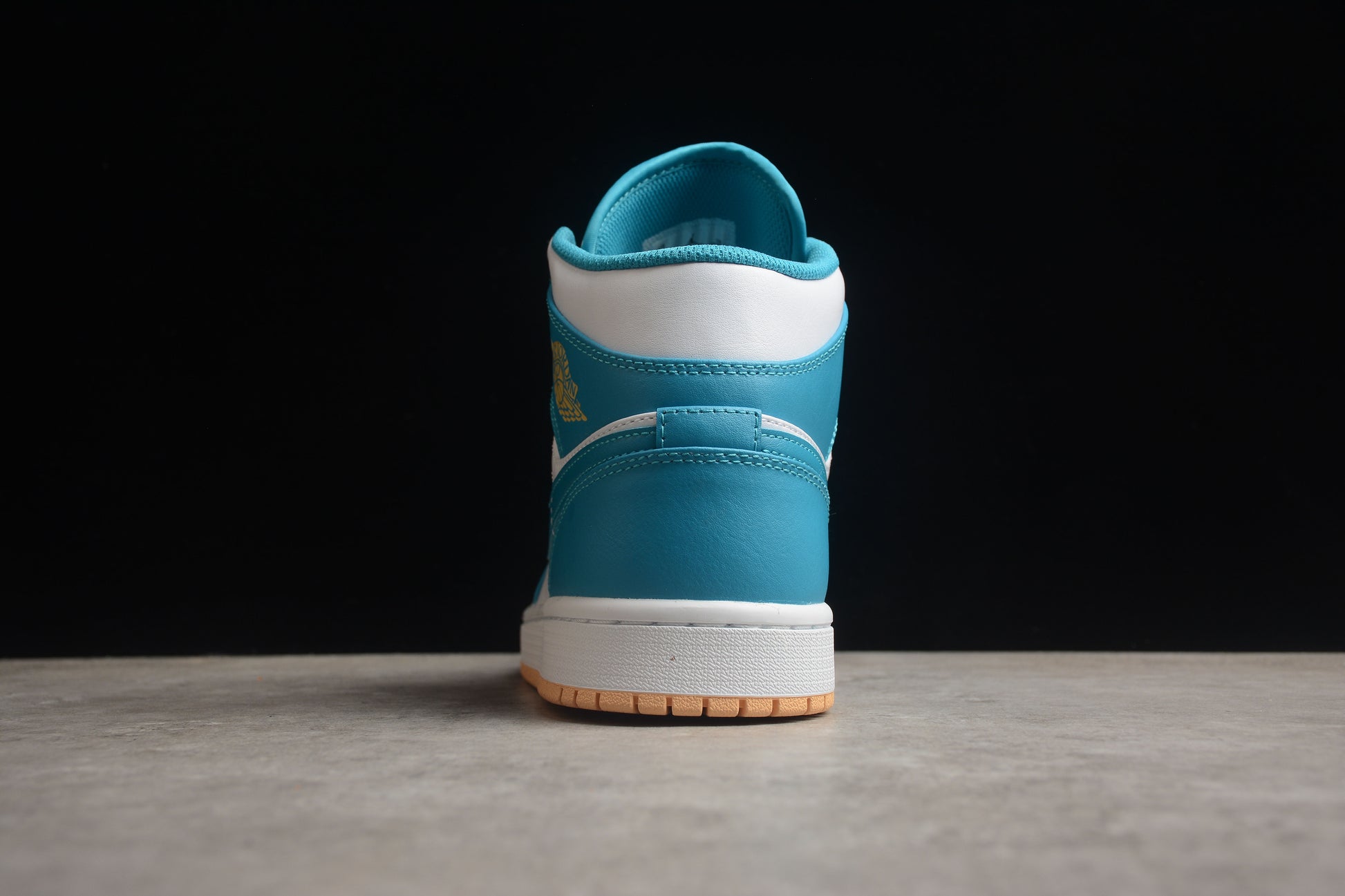 Nike Air Jordan 1 Mid "Aquatone Celestial Gold White" - Best Reps Website 2025