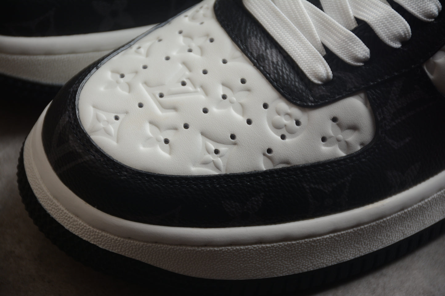 LV x Nike Air Force 1 Sneaker Black/White