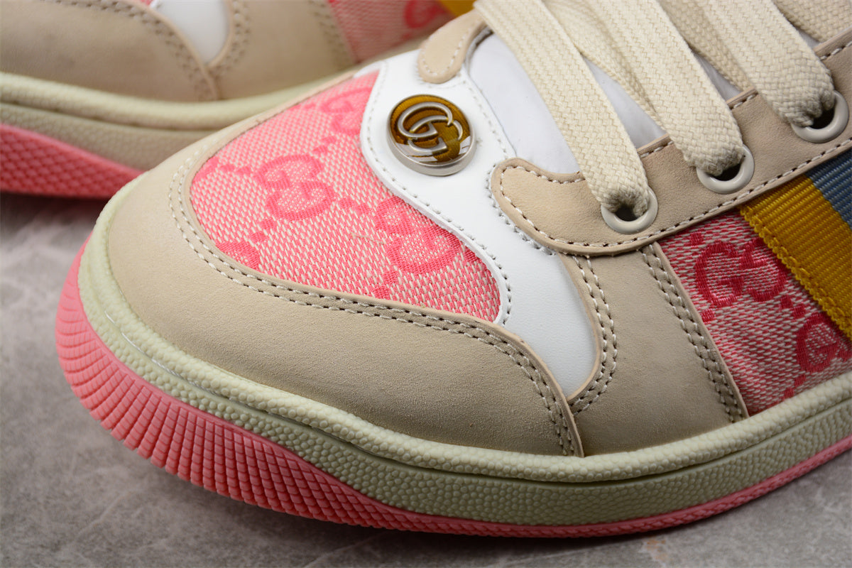 Gucci Screener GG Sneakers “Pink Beige - Best Reps Website 2025