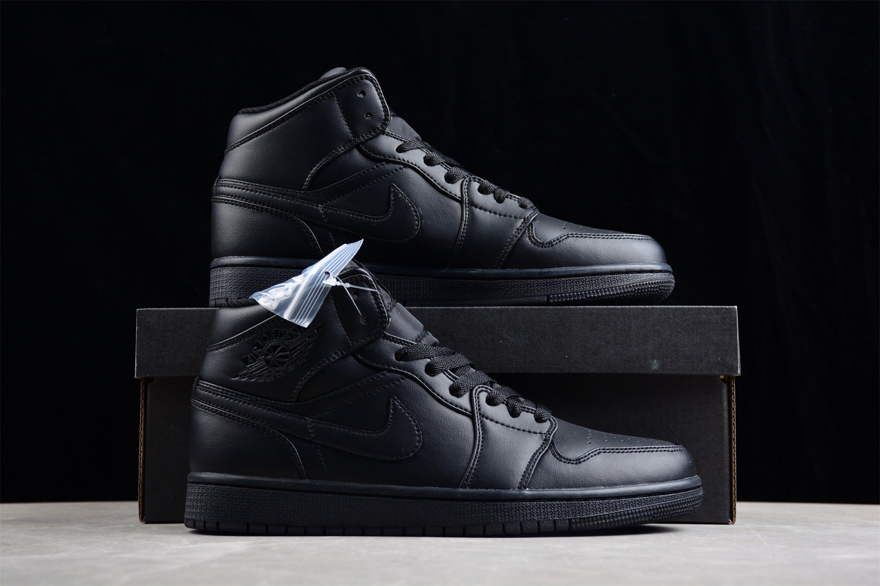 Air Jordan 1 Mid Premium – Triple Black - Best Reps Website 2025