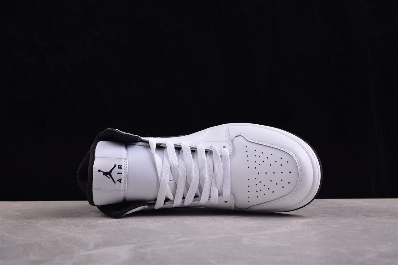 Nike Air Jordan 1 Mid "Reverse Panda" White Black - Best Reps Website 2025