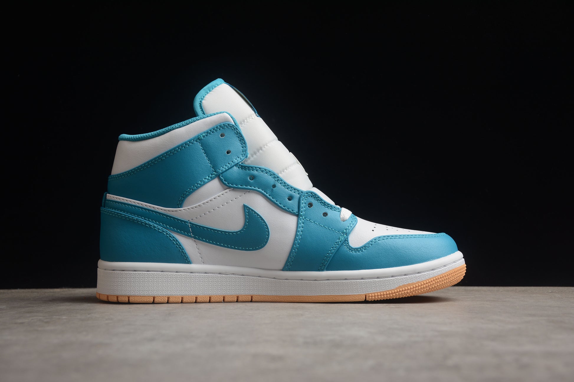 Nike Air Jordan 1 Mid "Aquatone Celestial Gold White" - Best Reps Website 2025