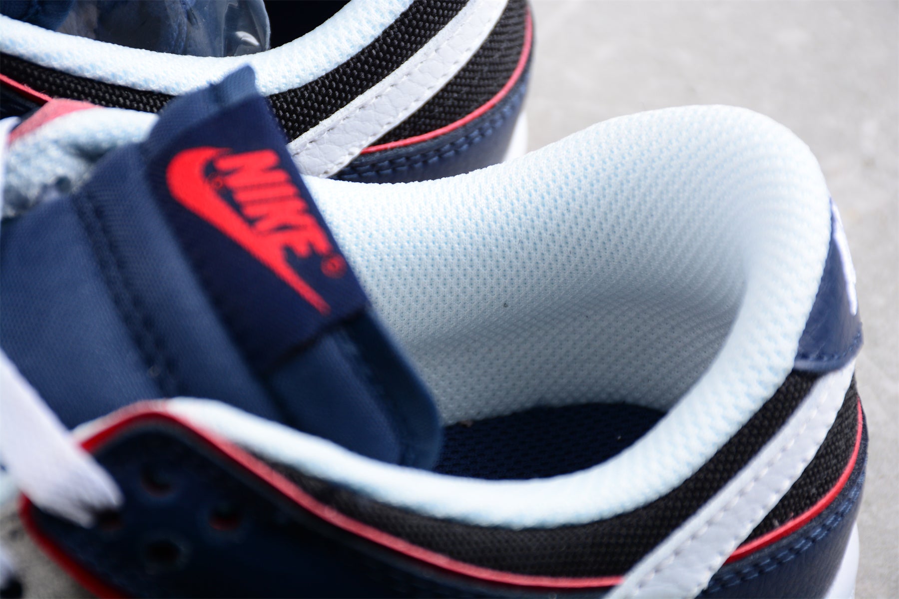 Nike SB Dunk Low "Sail Black Navy Red" - Best Reps Website 2025