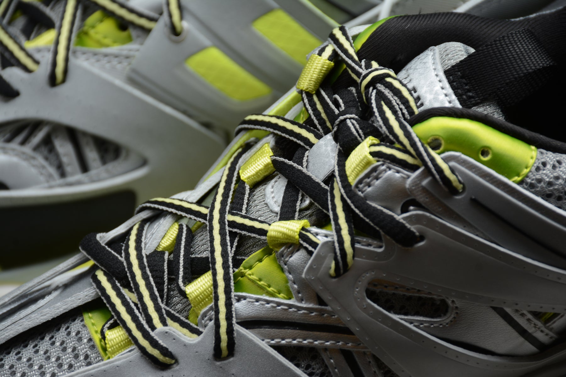 Balenciaga Track Trainers – Silver and Lime Green - Best Reps Website 2025