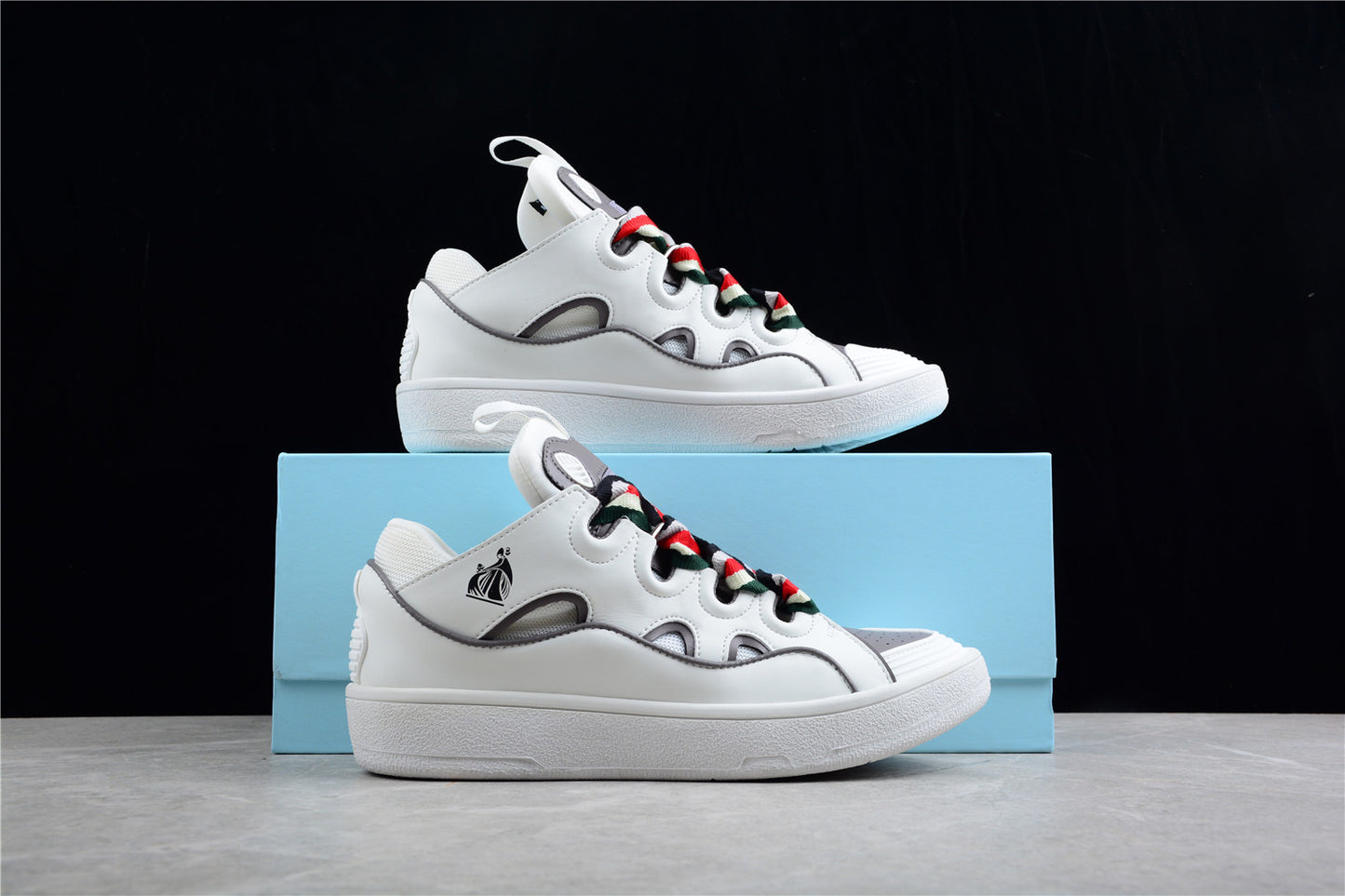 Lanvin Leather Curb 'White Multi'