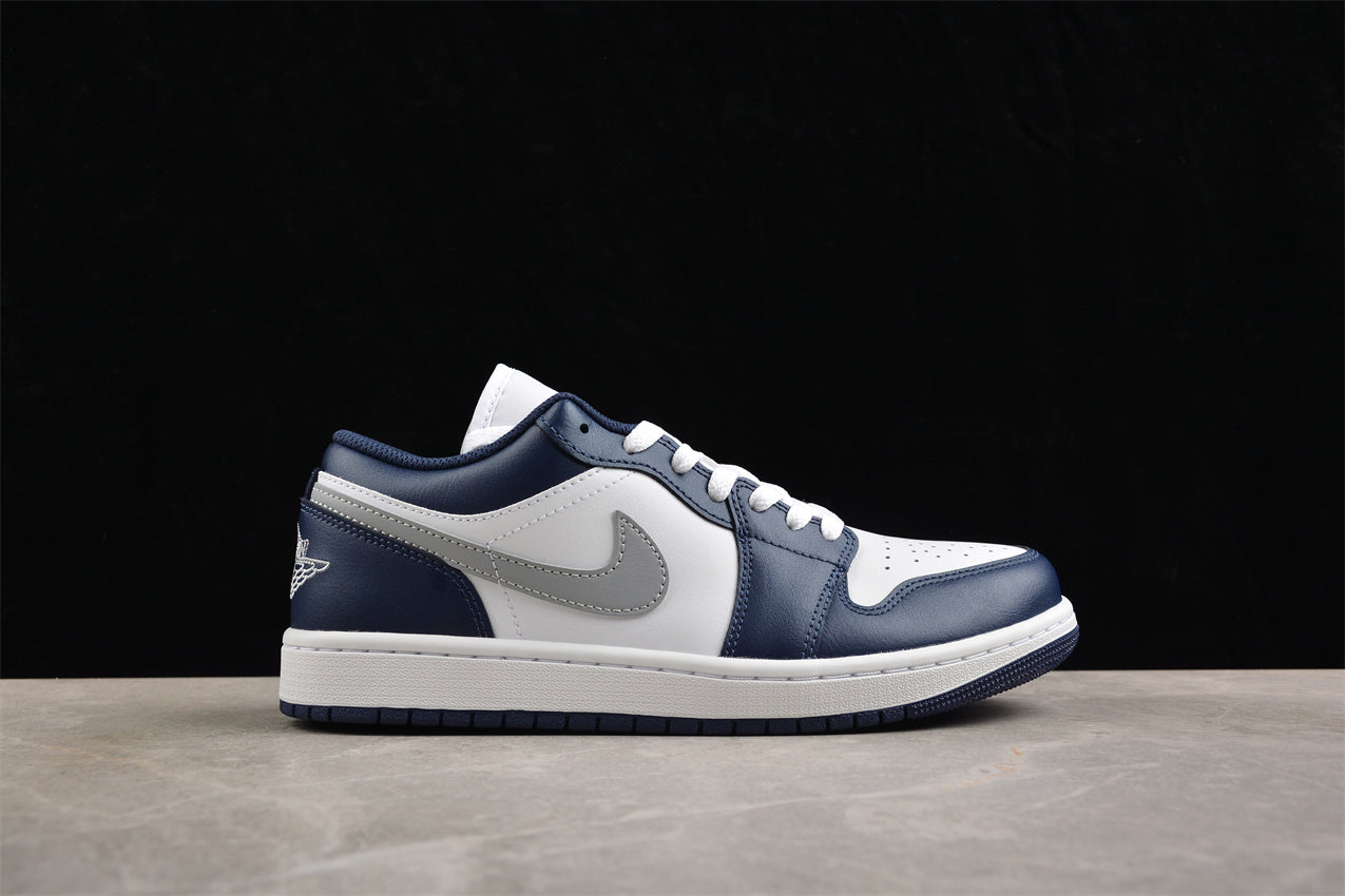 Air Jordan 1 Low 'Midnight Navy Wolf Grey'