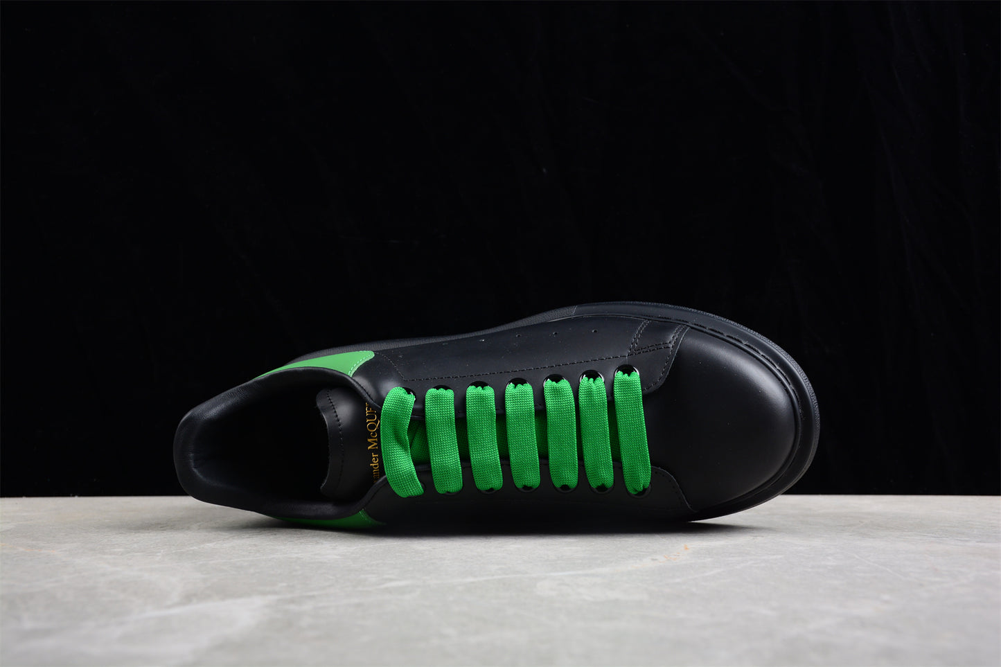 Alexander McQueen Oversized Sneaker in Black/Green - Best Reps Website 2025