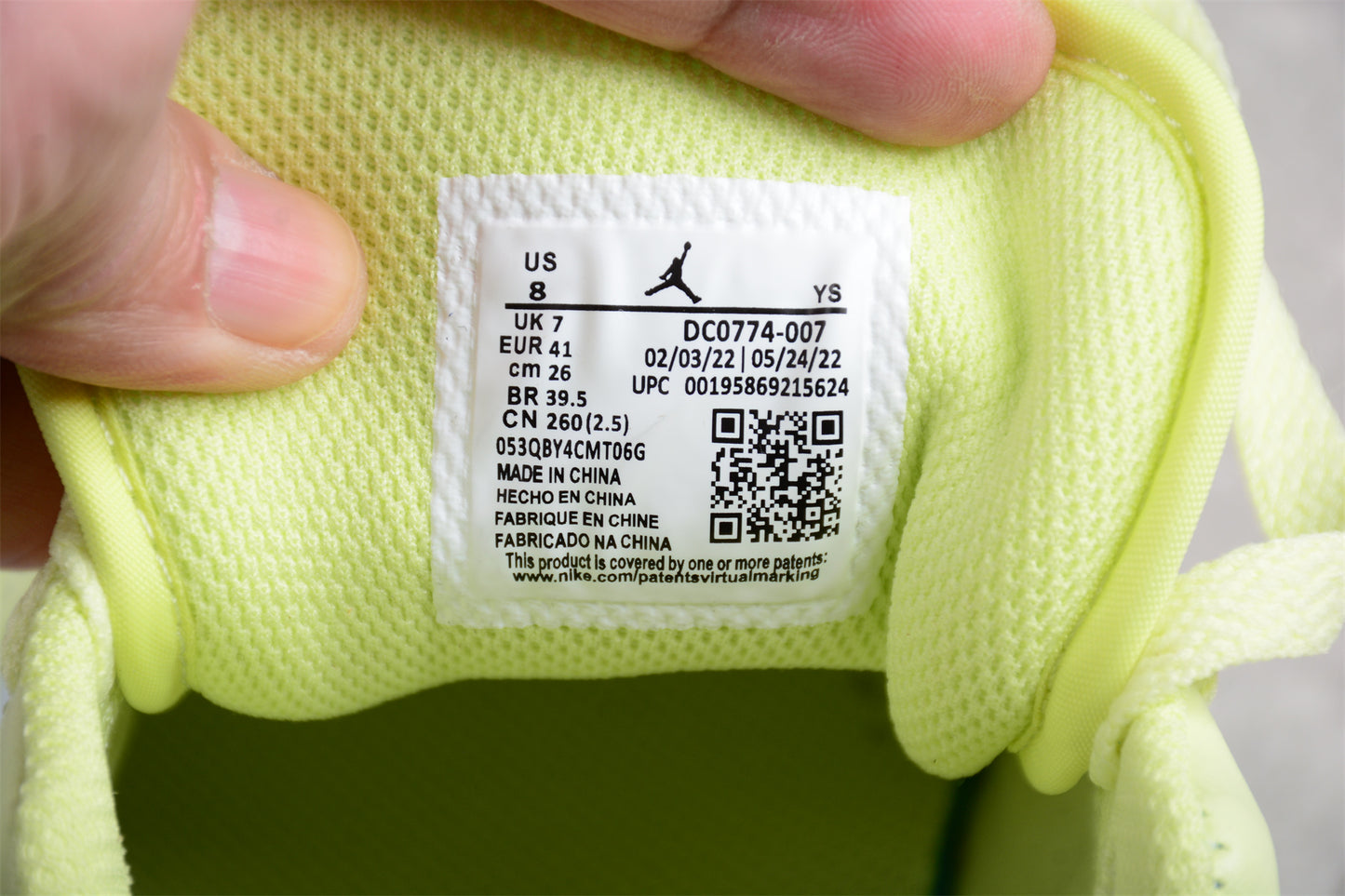 Air Jordan1 Low "Lemonade" DC0774-007