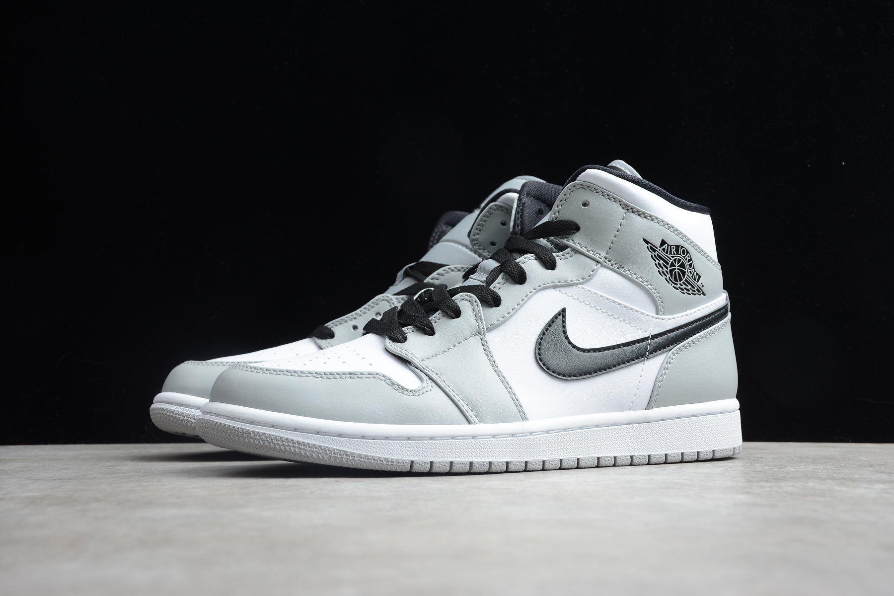 Nike Air Jordan 1 Mid "Light Smoke Grey" - Best Reps Website 2025