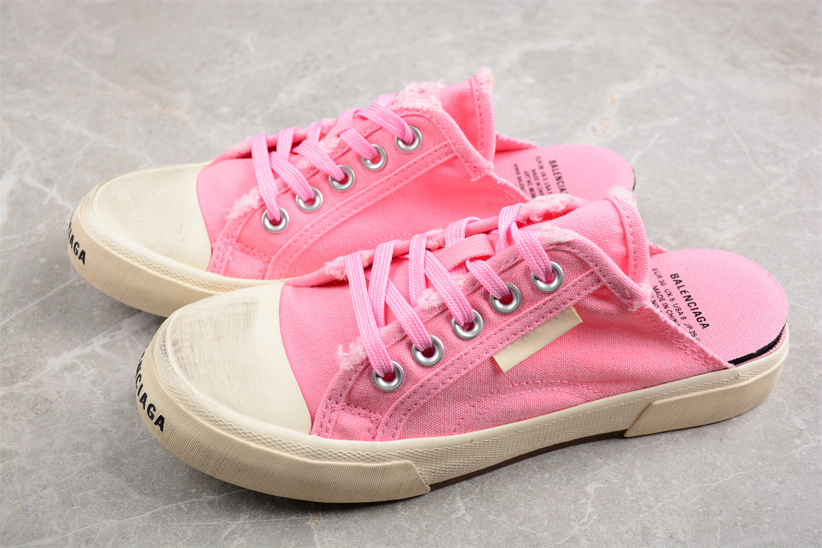 Balenciaga Paris Low VULC Distressed Flat Mule - Best Reps Website 2025