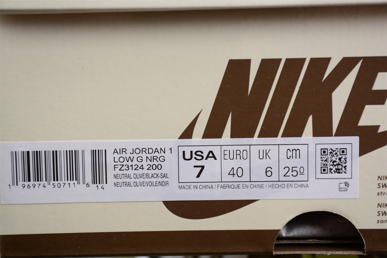 Air Jordan 1 Low Golf x Travis Scott "Neutral Olive" - Best Reps Website 2025