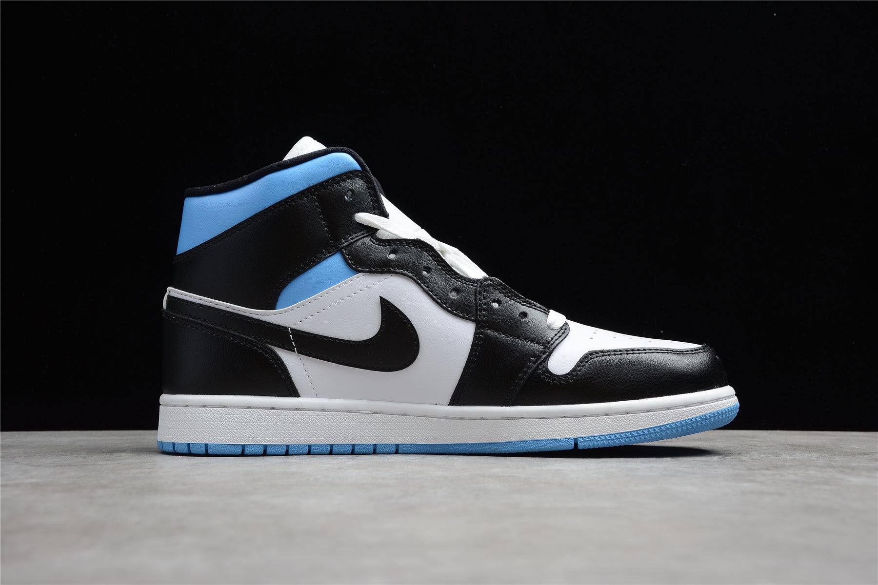 Air Jordan 1 Mid "University Blue Black" - Best Reps Website 2025