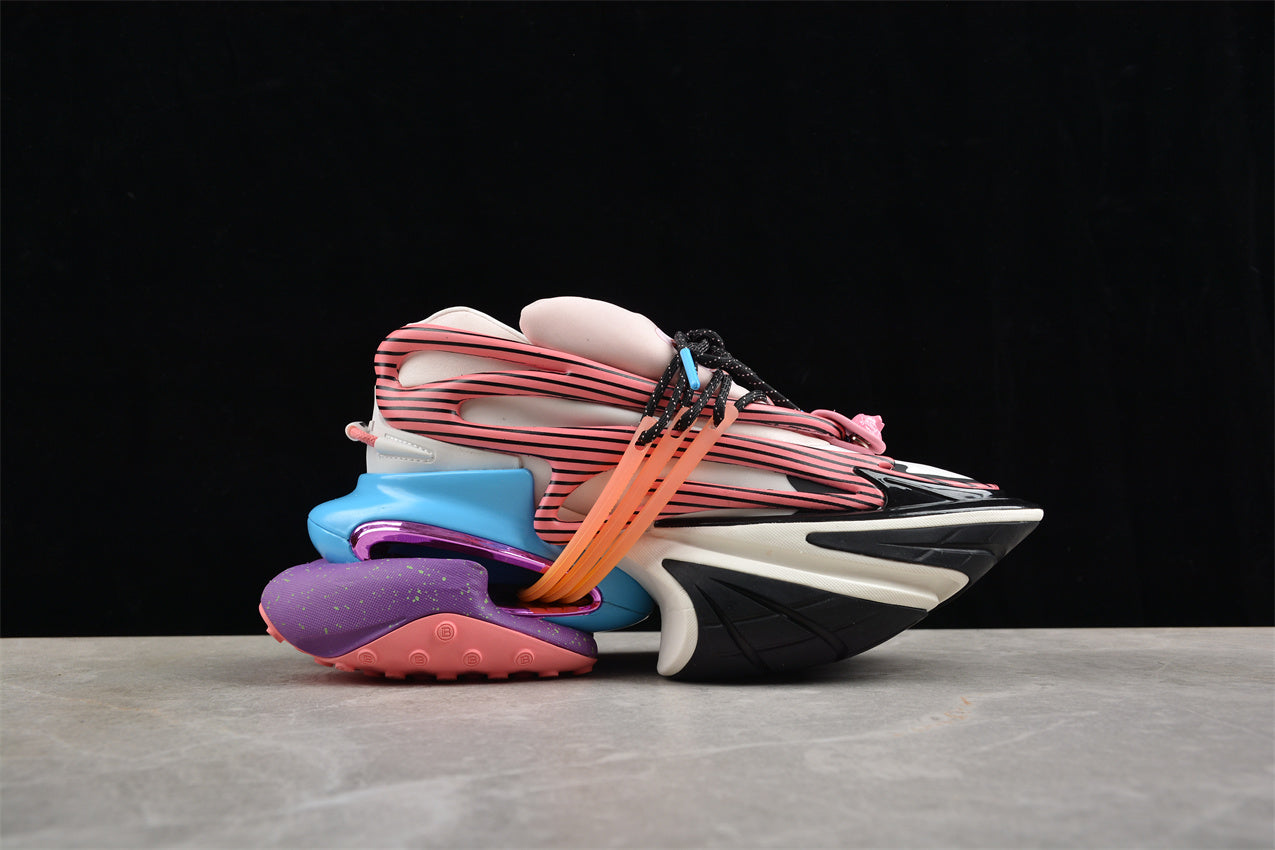 Balmain Unicorn Trainers in Neoprene and Leather White/Pink - Best Reps Website 2025