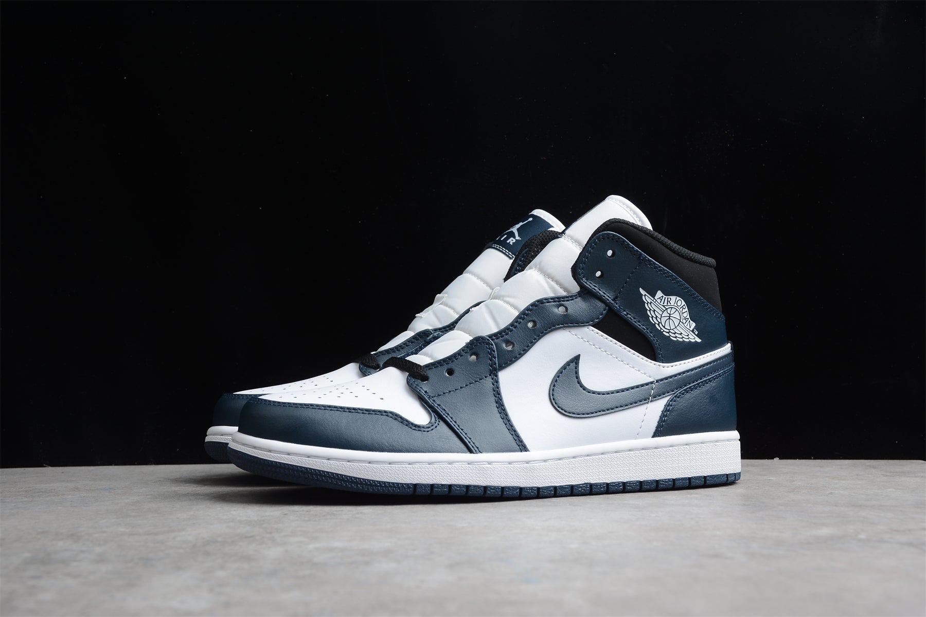 Nike Air Jordan 1 Mid "Armory Navy/White" - Best Reps Website 2025
