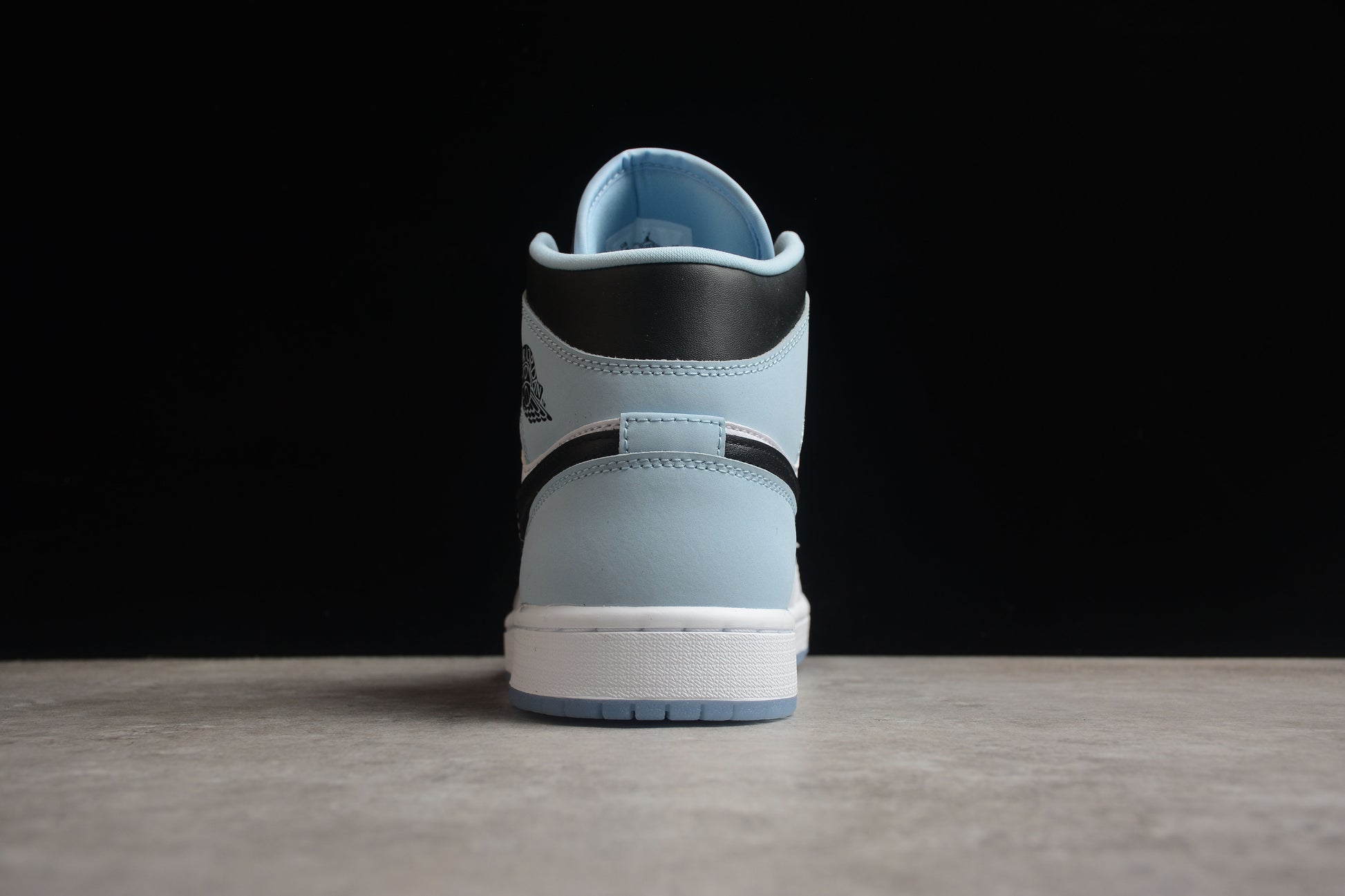 Nike Air Jordan 1 Mid SE "White Ice Blue Black UNC" GS - Best Reps Website 2025