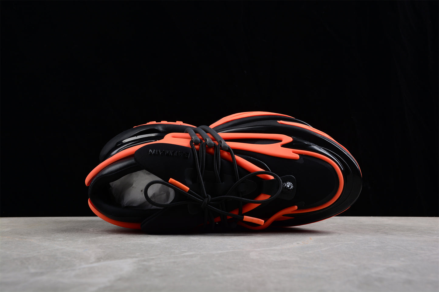 Balmain Unicorn Sneakers in Black/Orange – Neoprene &amp; Leather - Best Reps Website 2025