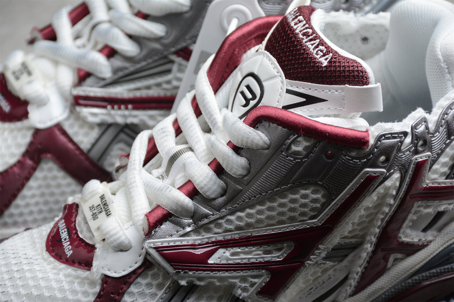 Balenciaga Runner Sneaker in Burgundy/Grey - Best Reps Website 2025